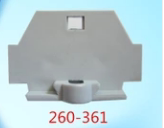 Repu electric small spring terminal one in one out two in two out end plate J260-361