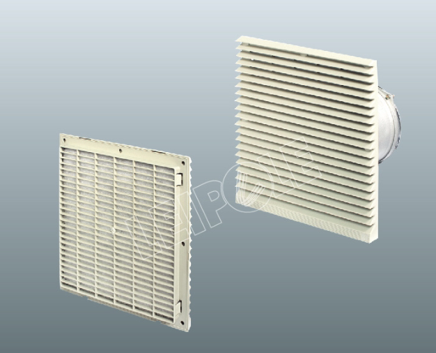 LEIPOLE Rep Electric Cabinet Fan & Filter FK6625 230 220V 255X255