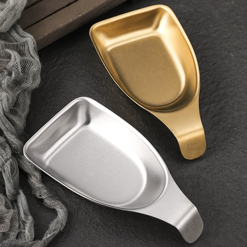 Корейский 304 соус из нержавеющей стали коммерческий золотой приправы для погружения, маленькое блюдо, креативные креветки и ложка фрикадельки