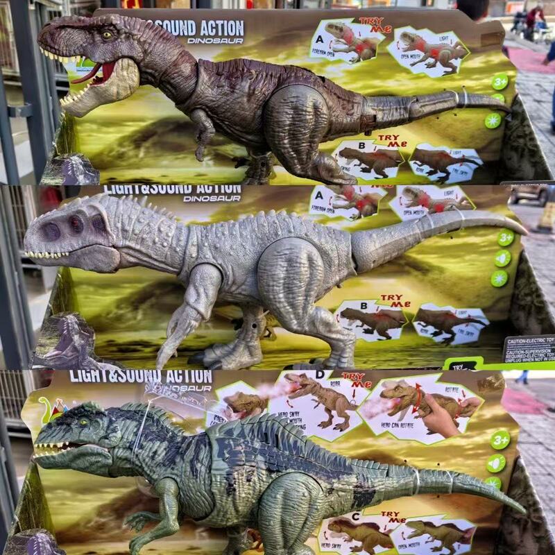 Jurassic Dinosaur Toy Disguised as a Tyrannosaurus Rex Giganotosaurus Sound and Light Model Toy Boy Gift