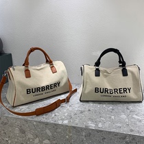 Canvas business travel luggage bag female boarding excursion bag Unisex fashion large capacity handbag tide