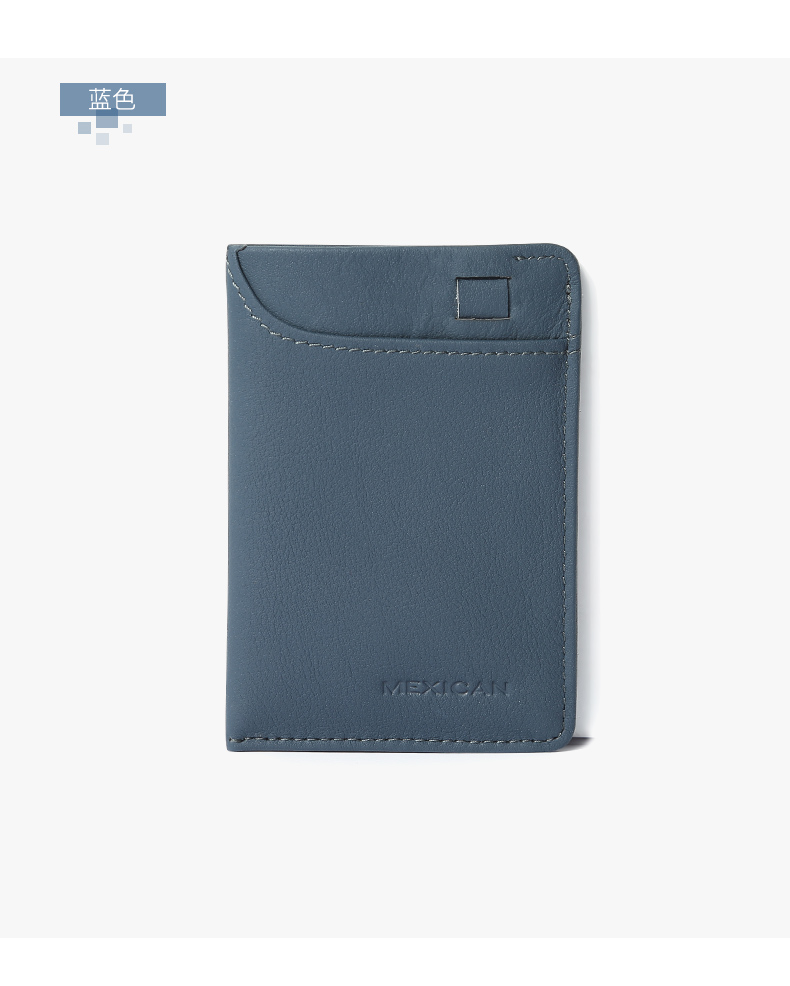 Gói thẻ Scarecrow 2018 new leather nam siêu mỏng ngắn nam đơn giản mini nhỏ gọn giữ thẻ da nam ví đựng thẻ card