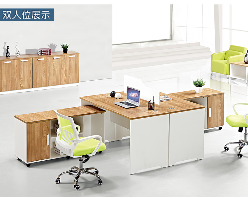 Bàn nhân viên Quảng Châu nội thất văn phòng nội thất văn phòng máy tính bàn nhân viên bàn màn hình 4 người bàn bàn họp văn phòng
