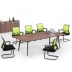Bảng nội thất văn phòng bàn hội nghị nhỏ hiện đại tối giản bàn dài sáng tạo bàn đào tạo bảng dải bảng bàn làm việc gỗ tự nhiên Nội thất văn phòng