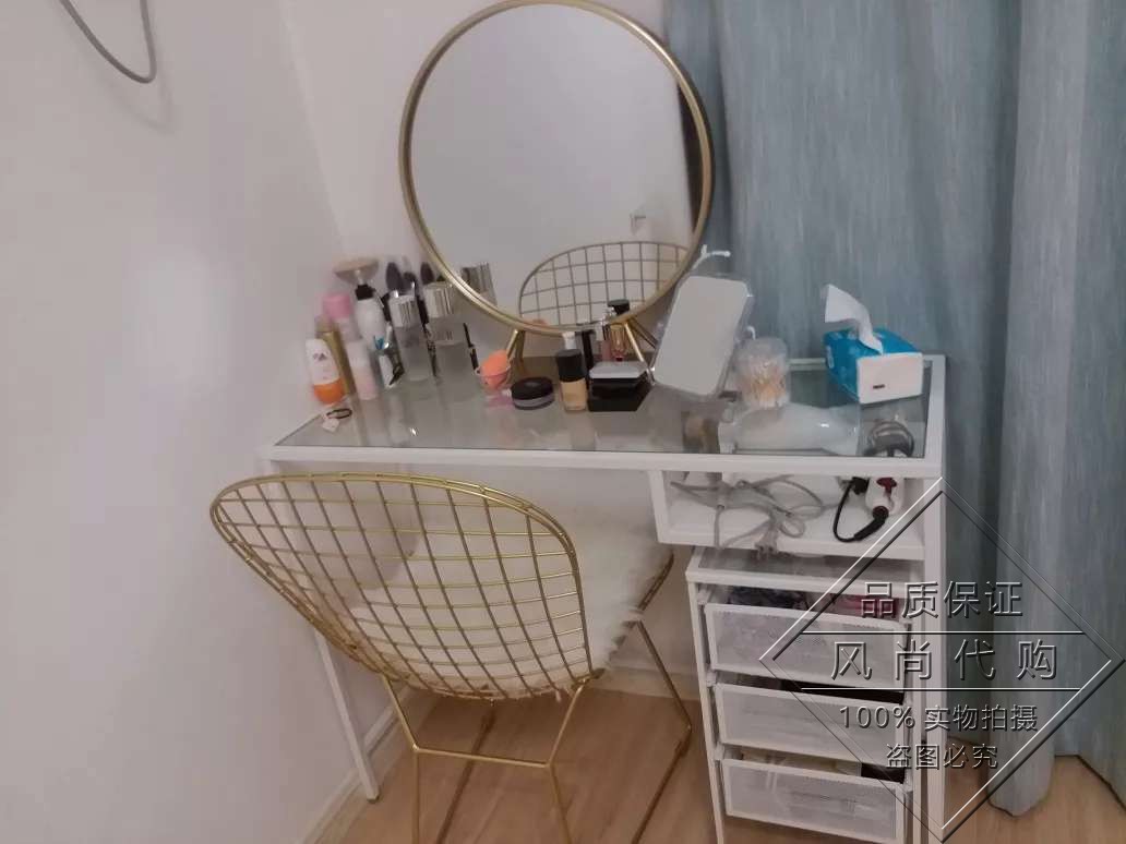 IKEA trong nước mua Wittso bàn máy tính xách tay đơn giản bàn kính máy tính bàn trang điểm bàn trang điểm - Bàn bàn ghế máy tính