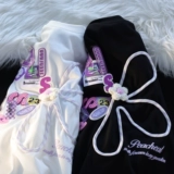 Tide, дизайнерская брендовая летняя футболка для влюбленных, тренд сезона, в цветочек, короткий рукав, свободный крой