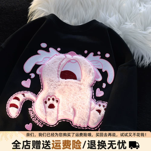 Мультяшная белая парная одежда для влюбленных, летняя трендовая трехмерная футболка, оверсайз, 3D, короткий рукав