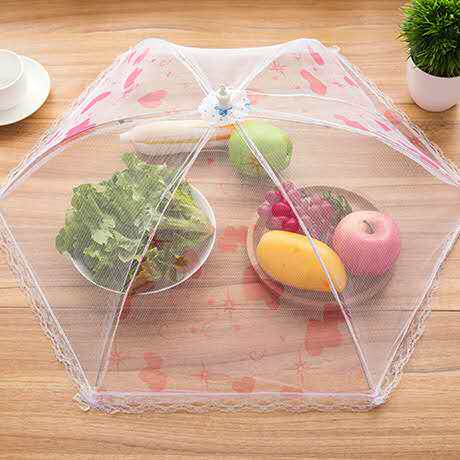 Cover vegetable cover anti-fly household foldable meal table cover food cover rice cover large bowl cover dust-proof vegetable cover umbrella