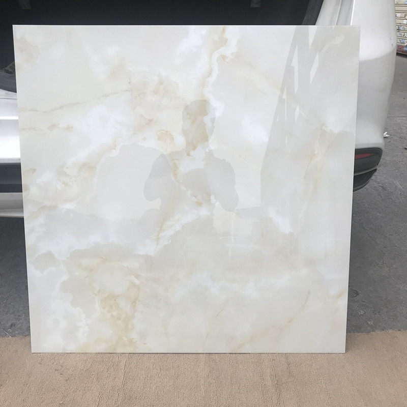 Crystal jade microlite floor tiles Crystalized Stone Eurostyle TV Background Wall Living Room Tile Mirror Tiles