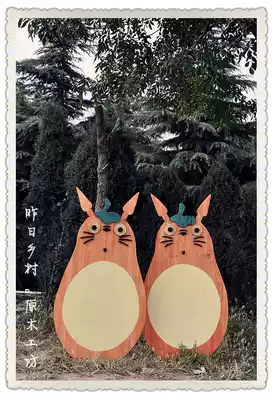 Spirited Hayao Miyazaki Totoro Blackboard Coffee Shop Sweet Shop Bake Shop Creative Blackboard