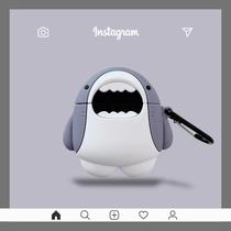 Great White Shark Huawei Headphone Protective Cover freebuds3 Cute Silicone Soft Shell Bluetooth freebuds pro Four Generation Huawei Wireless Headset Freebuds4i Shell Ear