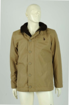 Mens outdoor cotton-padded casual waterproof fabric foreign trade original tail single European and American famous brand export retention lamb velvet inside