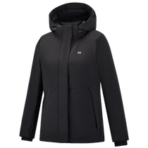 KOLON SPORT Mens outdoor sports waterproof and windproof removable warm lightweight hooded down jacket