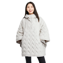 KOLON SPORT Kolon Down Jacket Womens Outdoor Warm Large Goose Down Jacket Lightweight Packable Down Jacket