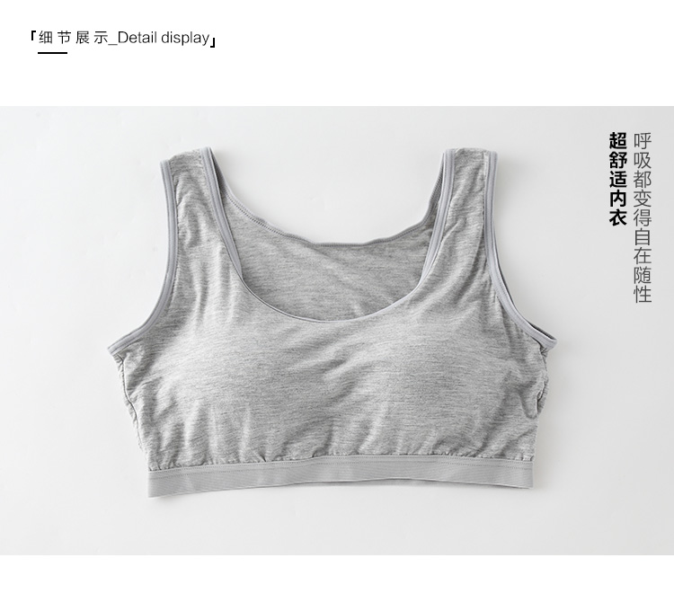 Mùa xuân và mùa hè ống top với áo lót ngực cô gái áo ngực tích hợp quấn ngực ngắn chống đi quần lót thể thao ao ong