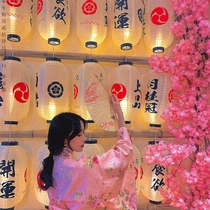 Custom Japanese lanterns and wind chandeliers Japanese food shop izakaya sushi cuisine roast meat hostel photo lantern wall