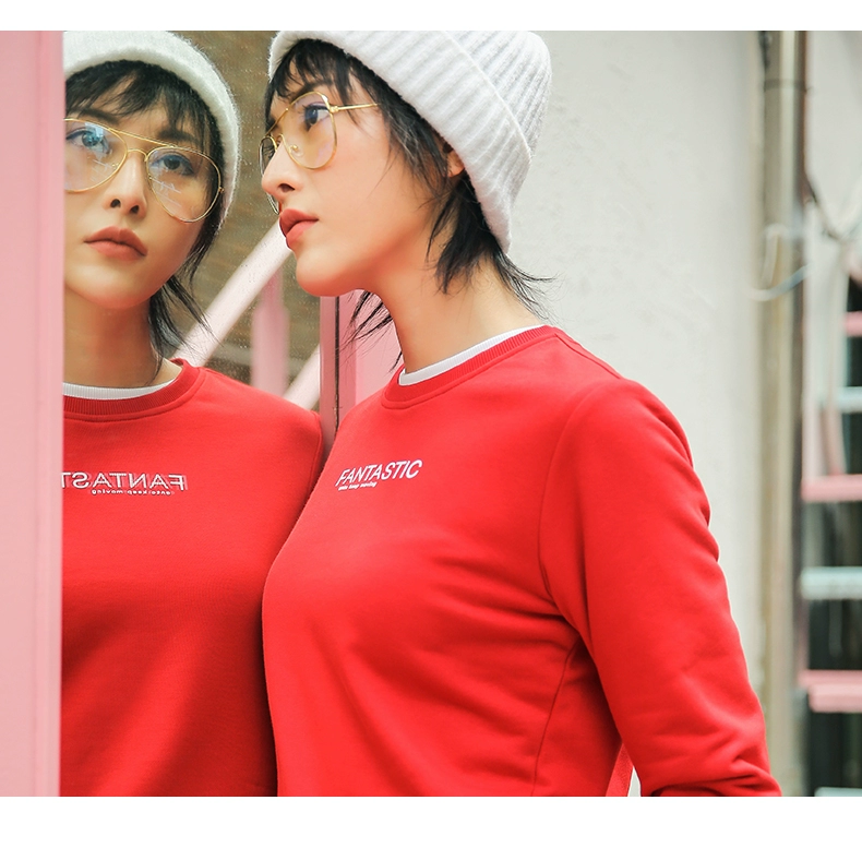 Anta Turtleneck Sweater Women 2018 Thời trang mới In áo thun Nữ chạy thể thao Top 96838703