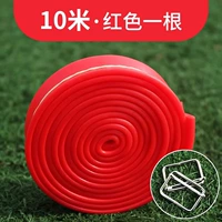 Красный [10 м длиной] Подарок -соединенная металлическая пряжка 2