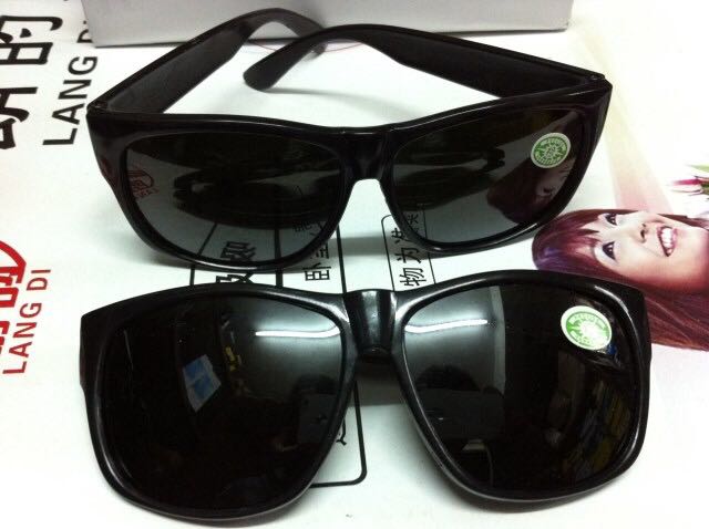 With Le Electro-Welded Glasses Lapao Glasses Black Frame Sunglasses Black Glasses Flat Light Glasses Welds welding labor