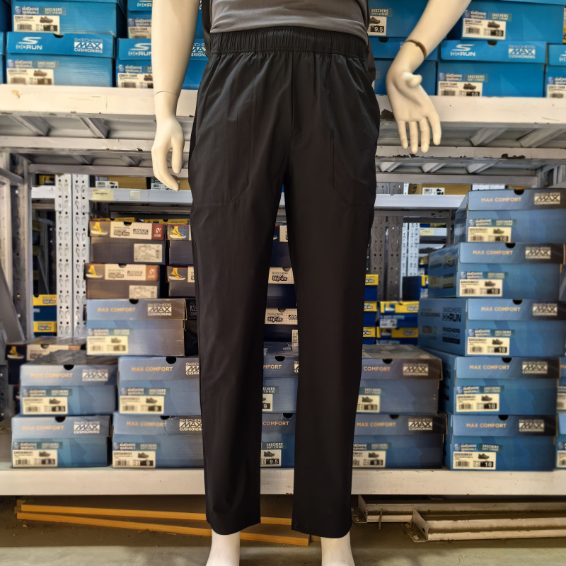 Skechers 2026 New Men's Woven Breathable Straight-Leg Fitness Casual Sports Pants P326M010