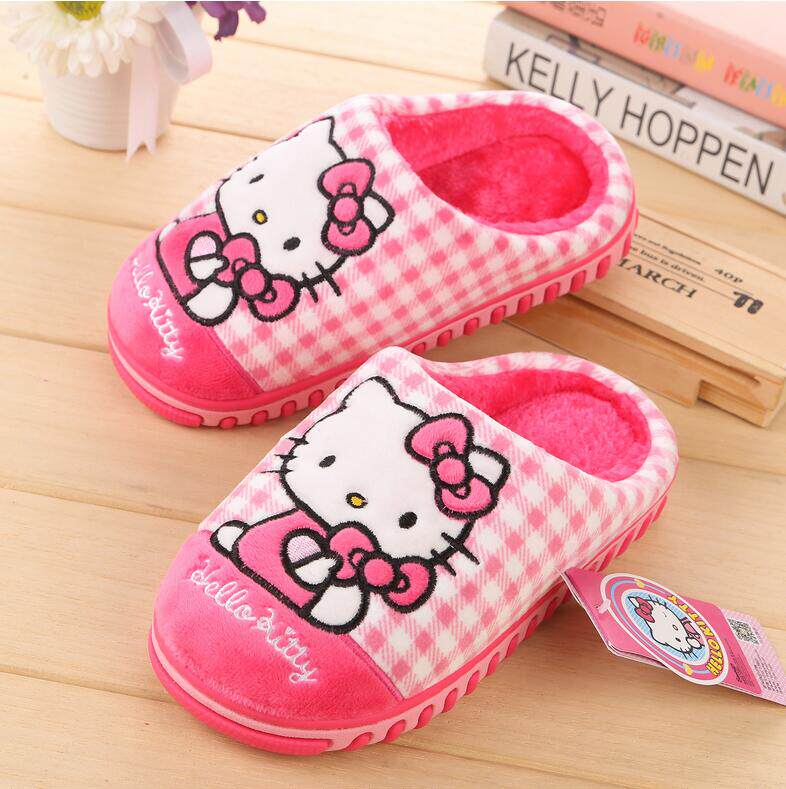 Pantoufles enfants en suède HELLO KITTY - Ref 1008346 Image 10