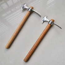 Ice chisel axe pointed pickaxe stainless steel pickaxe ice chisel handheld small foreign pick outdoor fishing defensive window