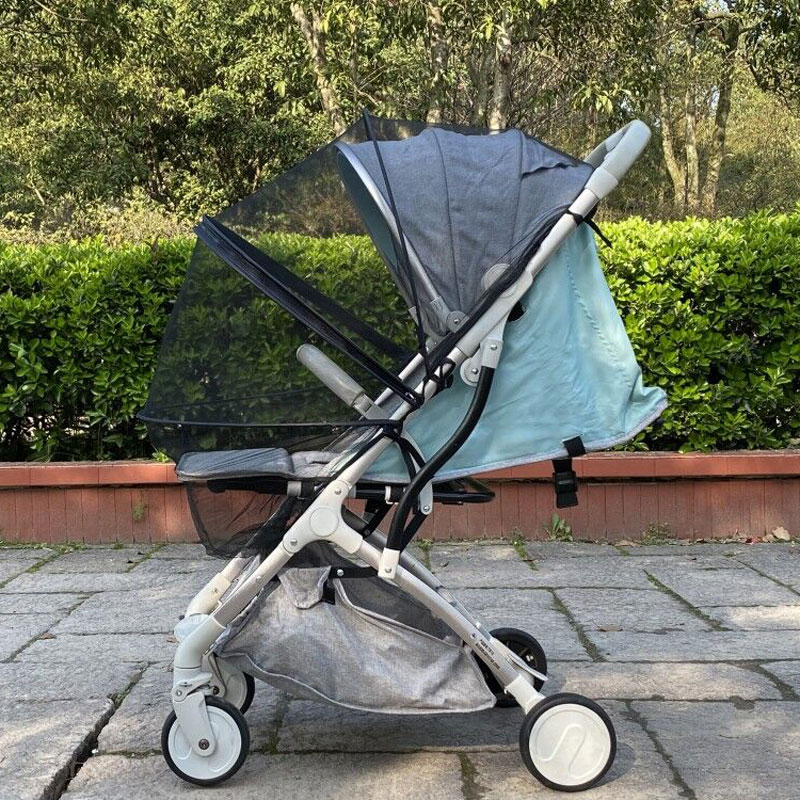 Stroller Anti-mosquito bed mosquito nets Baby Stroller Encrypted Mesh Yarn Breathable full cover Mosquito Shield Universal Accessories