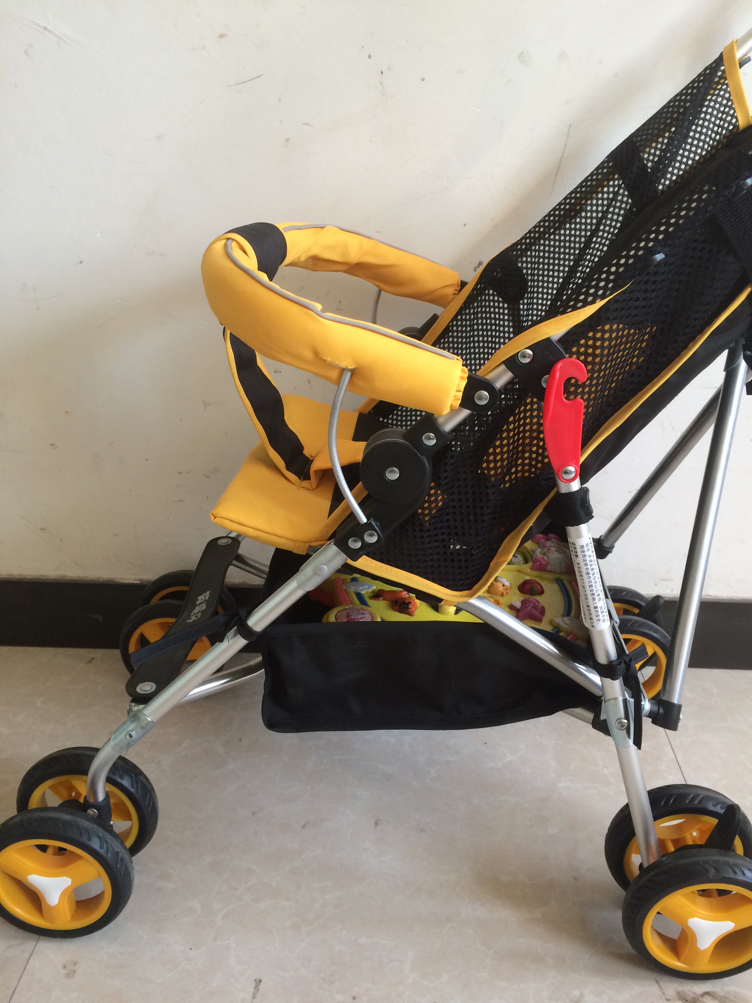 Baby Trolley Mesh Shopping Basket Umbrella Car Set Items Basket BB Car Shopping Box Vines Car Shopping Small Frame Universal