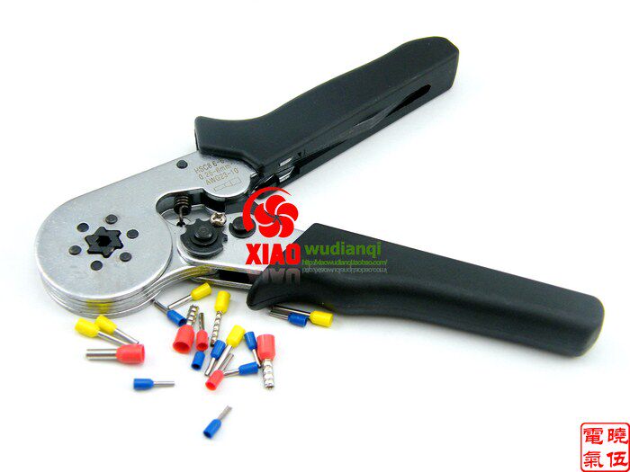 Huasheng tool 0 25-6mm2 tube terminal clamp clamp clamp 6 edge type 6-6