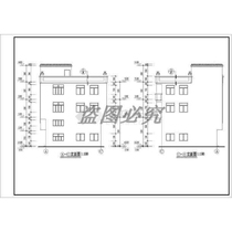 Construction CAD drawings of a three-story private residential building in a certain place Architectural DWG drawings