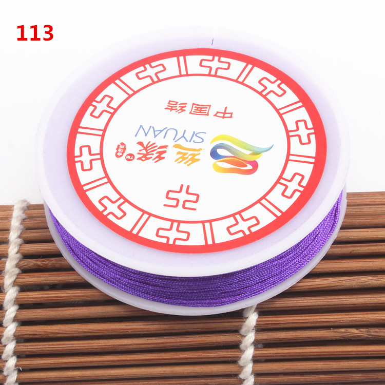 Dây thừng bện dây thừng vòng cổ vòng cổ vòng chân nam và nữ vòng tay thủ công DIY vật liệu Trung Quốc thắt nút dây bện - Vòng chân vòng đeo chân nữ