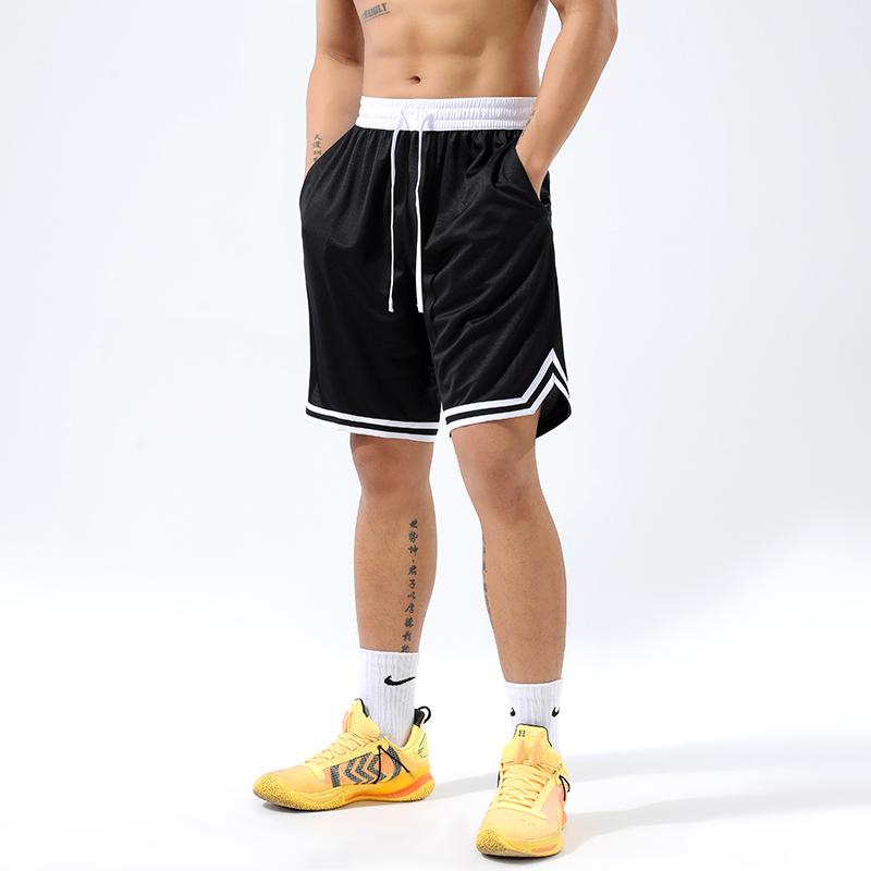 American casual sports shorts men's tide running fitness training basketball pants quick-drying breathable loose five-point pants