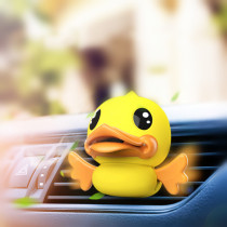 Car aromatherapy car air conditioning air outlet small yellow duck creative small flying duck car car decoration