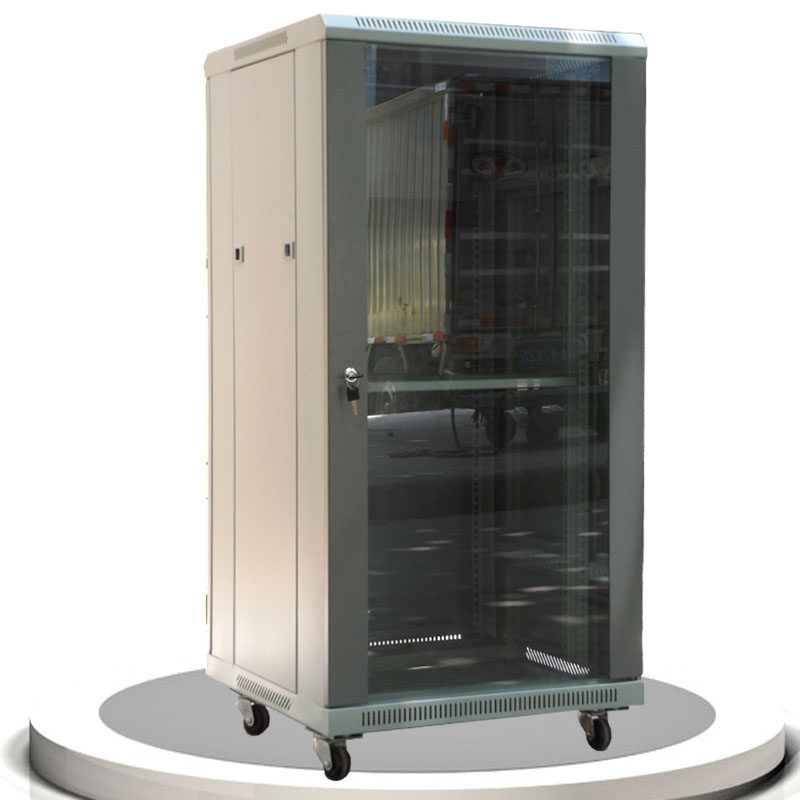 1 4m 27U network monitoring and thickness switch router 19 inch standard weak electrical power landing cabinet