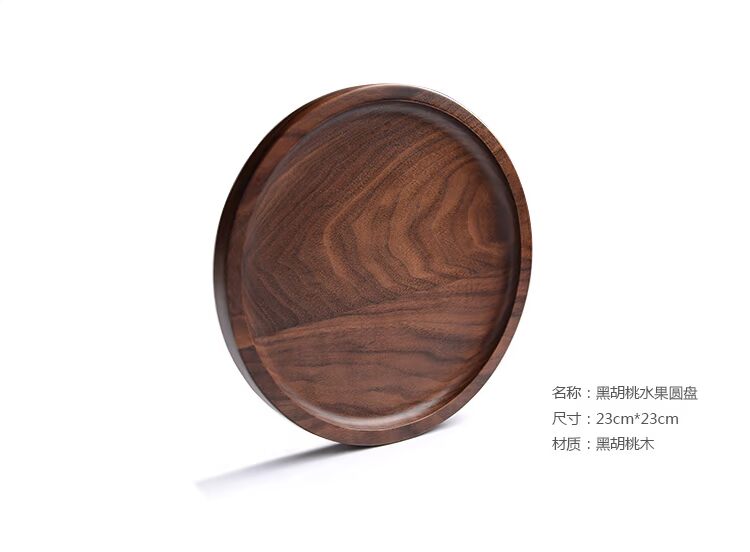 Black Walnut Pallet Western Coffee Cake Tea Khay khay trà gỗ nguyên khối