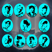 INTO1 Perimeter storm Eye Metal Badge Liu Yuando Liomu Mika Gaoqing Dust Lin Ink Yin Haoyu Liu Zhang