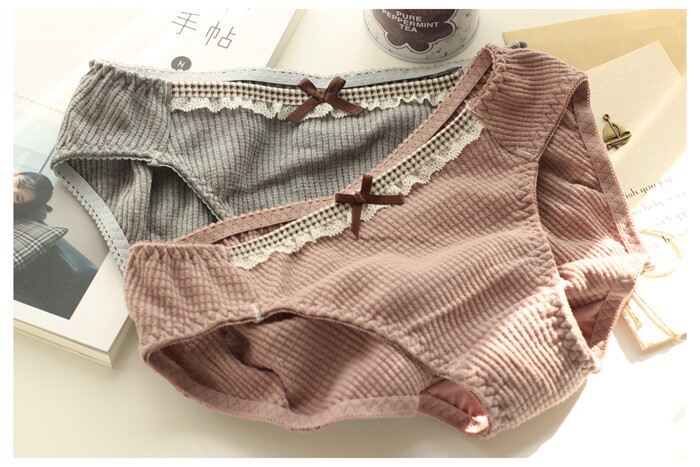 Slip simple en coton - Ref 642878 Image 14