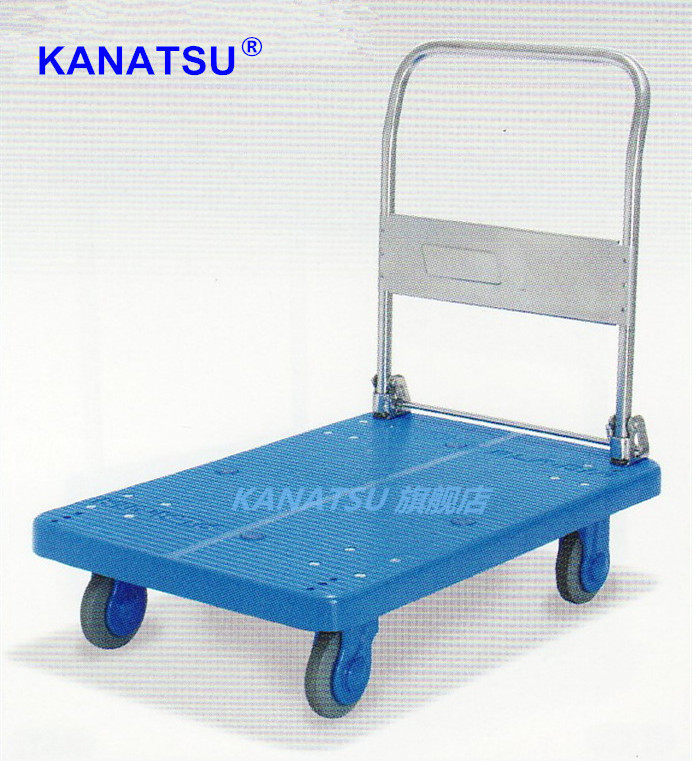 (Hisei) KANATSU Brand mute trolley PLA300ST-DX stainless steel flatbed trolley trolley