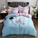 Cotton hoạt động 13372 in bộ bốn mảnh phiên bản lớn của bộ đồ giường bông hoa bình dị 1,8 mét - Bộ đồ giường bốn mảnh