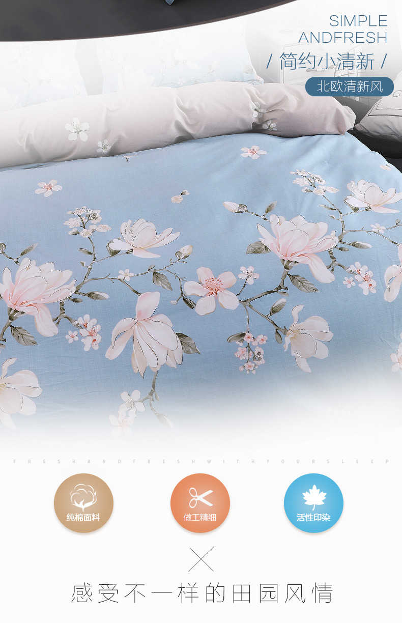 Gudie Valley Bướm 100% cotton quilt cover mảnh duy nhất 1.5 m 1.8 m giường cotton 200x230 đôi quilt cover