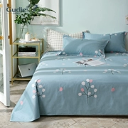 Gudie cotton hoa sinh viên duy nhất tấm duy nhất mảnh 1.5 m giường cotton 1.8 m giường đôi ký túc xá tấm