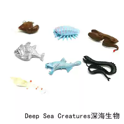 Simulation animal model toys Deep sea whale shark giant lice children's educational early education Montesori kindergarten teaching aids