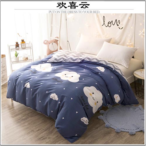 Đầm trải giường bằng vải cotton trải giường Khăn trải giường kiểu váy dày 1,5 bộ giường cộng với nệm bông 1,8m tấm chống trượt giường váy