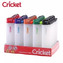 Cricket grasshopper lighter imported original disposable lighter grinding wheel frosted white internet celebrity fashion explosion-proof
