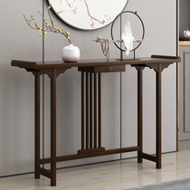 New Chinese-style porch narrow wall entrance entrance hall cabinet living room decoration case for table home decoration