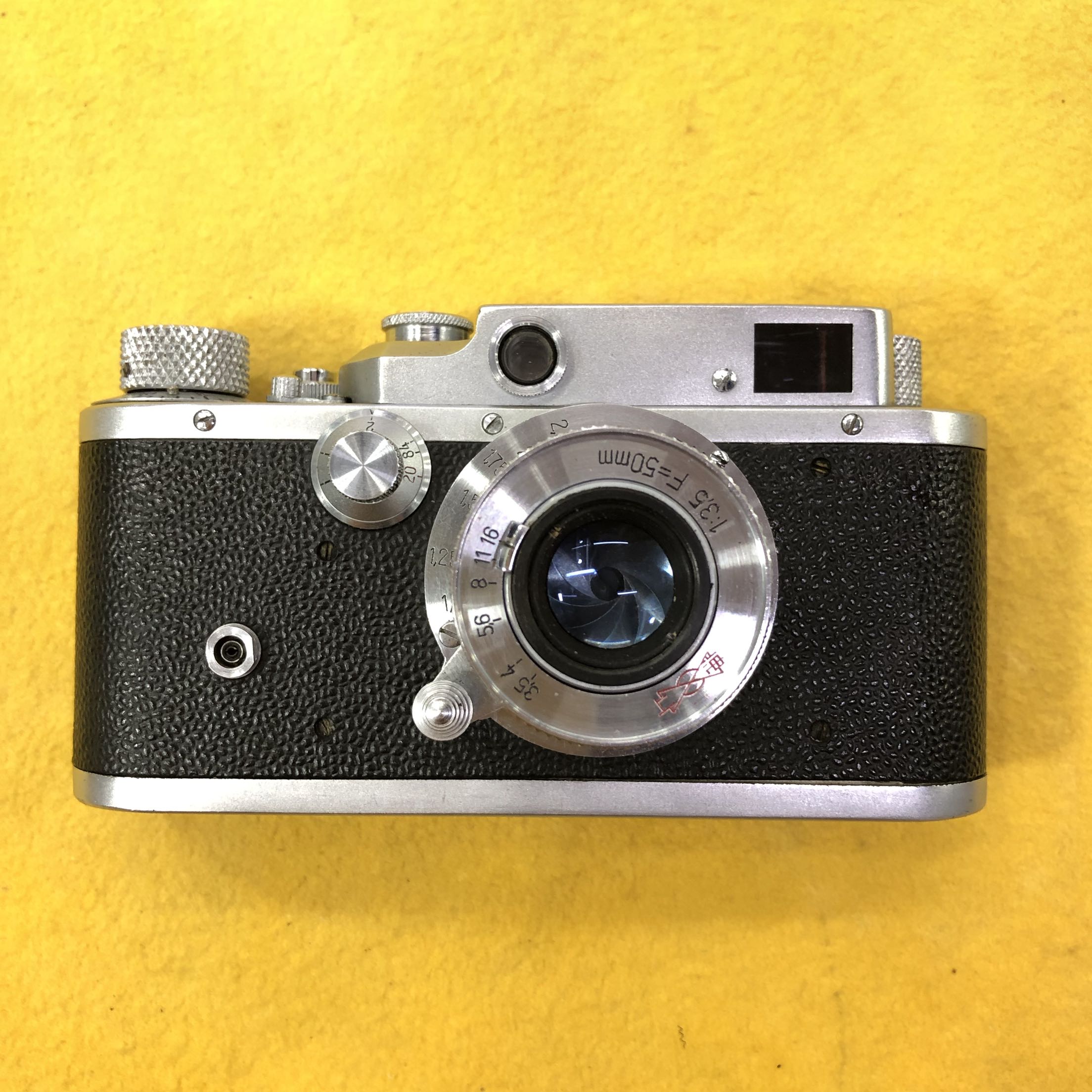 Homegrown sideshaft camera Shanghai 58-II 58II lens 50 3 5 country goods collection level