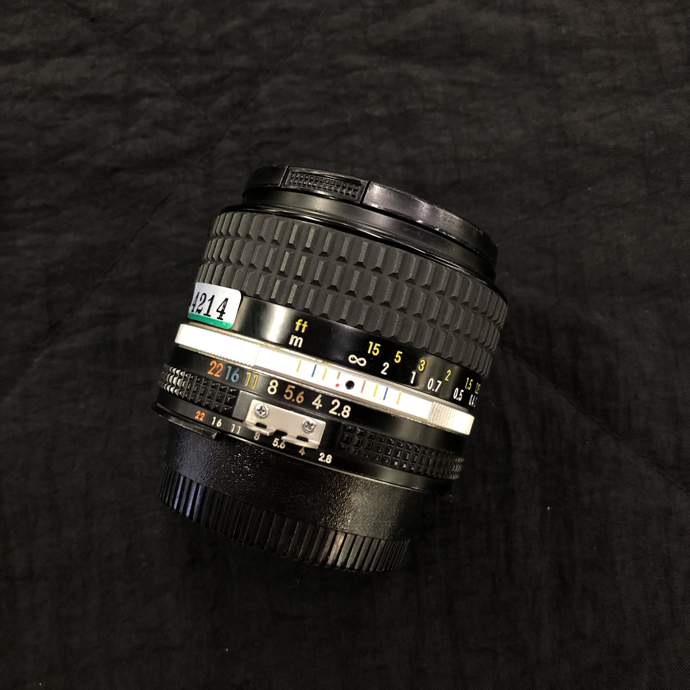 Nikon negatives single eye wide angle lens 28 2 8 AIS manual focus available digital