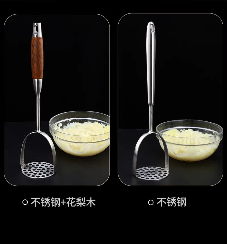 Masher, Crushing Tool, Crushing Stick, Potato Masher, Stainless Steel Household Potato Press, Kitchen Mashing Tool