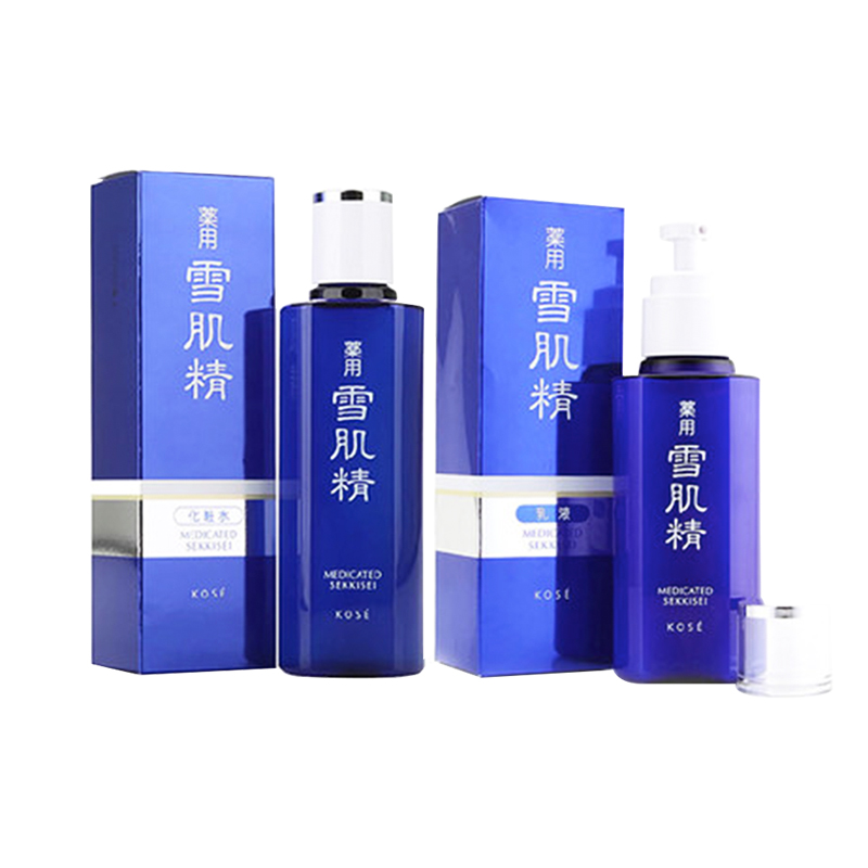 环球闪购 KoSe高丝 雪肌精 滋润乳液140ML+化妆水 200ml 两件套装