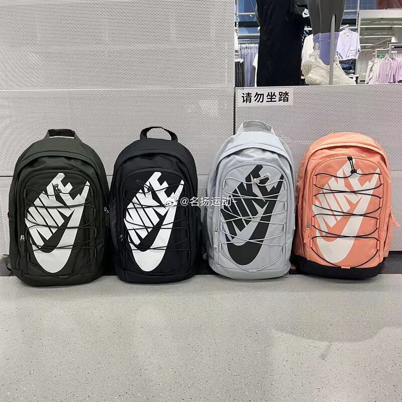 Nike Student Schoolbag Large Capacity Backpack Travel Sports College High School Men and Women Backpack Dv1296